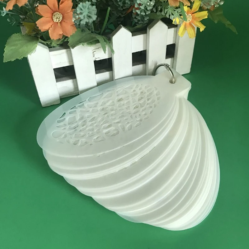 42 قطعة/المجموعة/المجموعة رسم الجسم الوجه قوالب الإستنسل الفن المهنية الملاك قوس قزح النقاط مقياس ليوبارد البلاستيك أدوات ماكياج #3