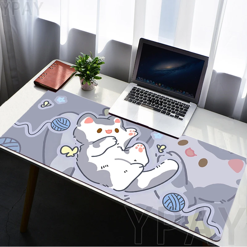 

Large Mouse Pad 100x50cm Big Computer Mousepads Gaming Mousepad Kawaii Cat Big Keyboard Mat Gamer Mouse Pads Cute Desk Mats