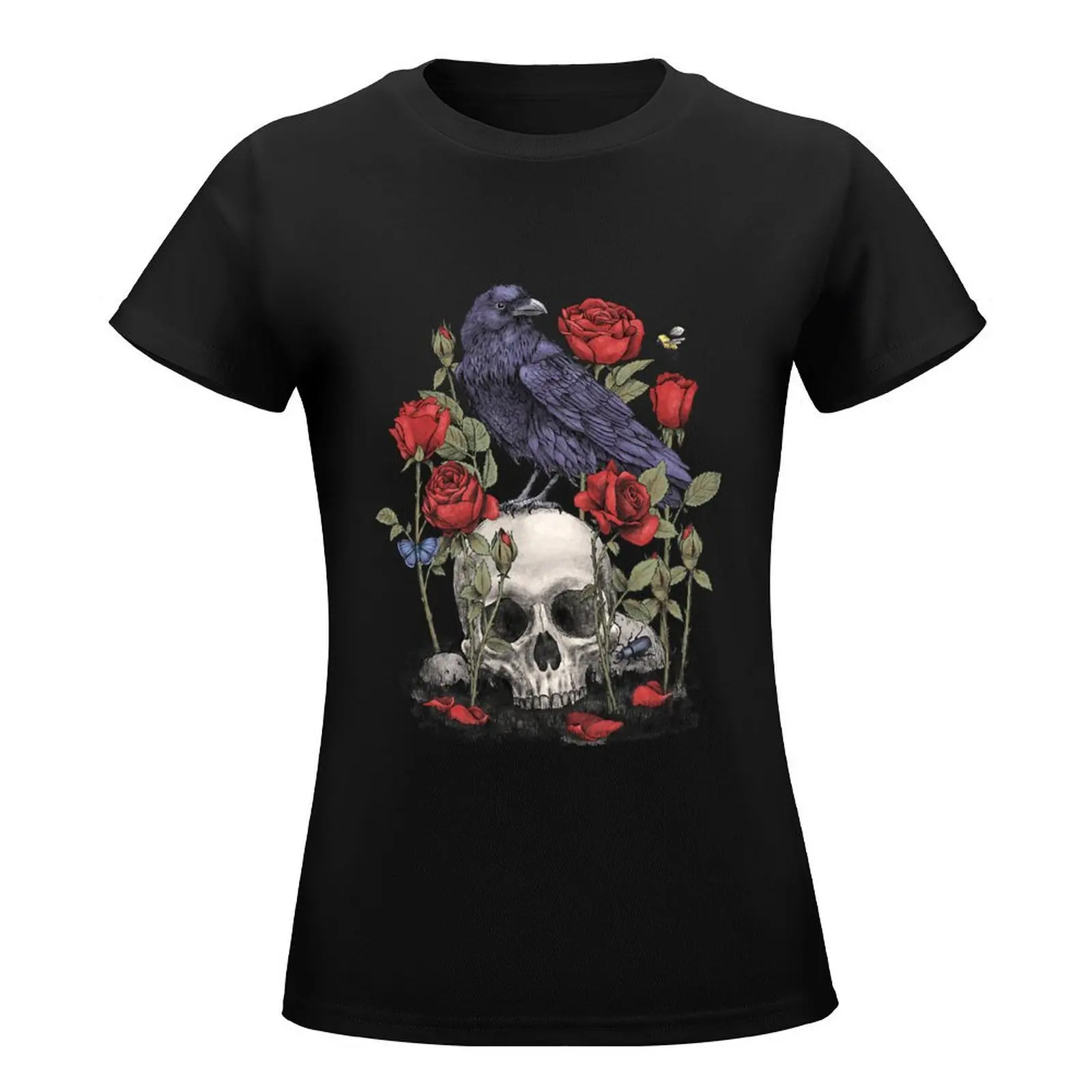 Memento Mori T-Shirt vintage clothes cute tops Womens graphic t shirts