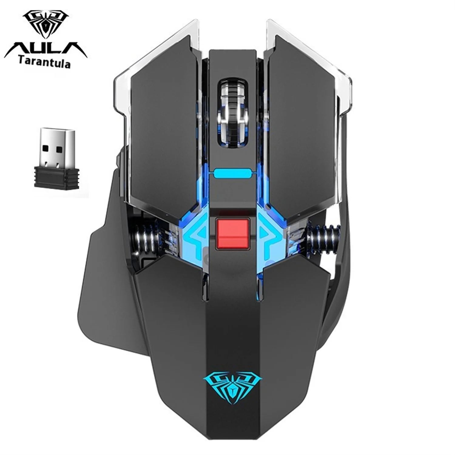 AULA SC300 Metal/Charging/Wireless/Gaming Light up Mouse/Laptop/Desktop/Home