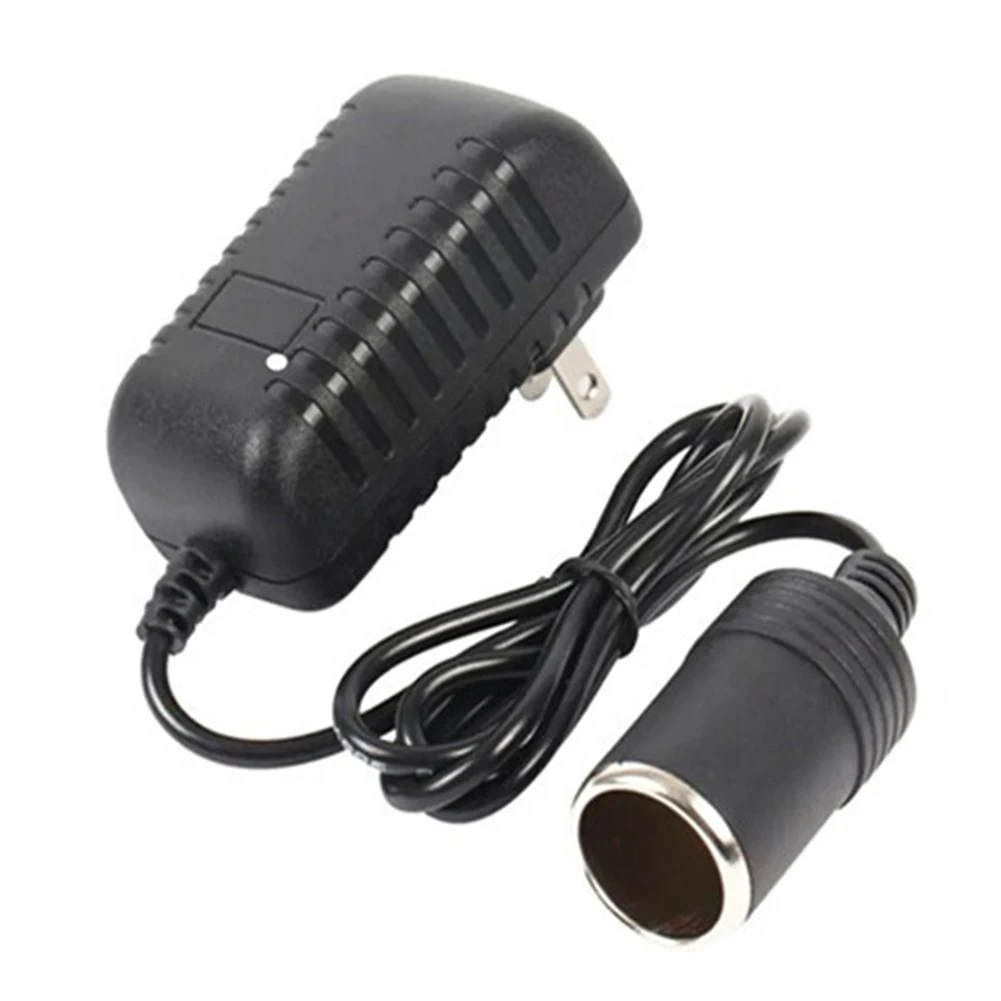 AC To DC Converter 24W 2A Car Cigarette Lighter Socket Adapter, Car Plug Socket Adapter 110-240V To 12V DC Power Adapter