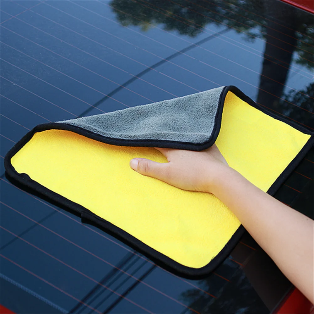 1Pcs 30X30cm High Quality car cleaning towel For Jeep Grand Cherokee Compass Commander Wrangler Rubicon SAHALA Patriot Renegade