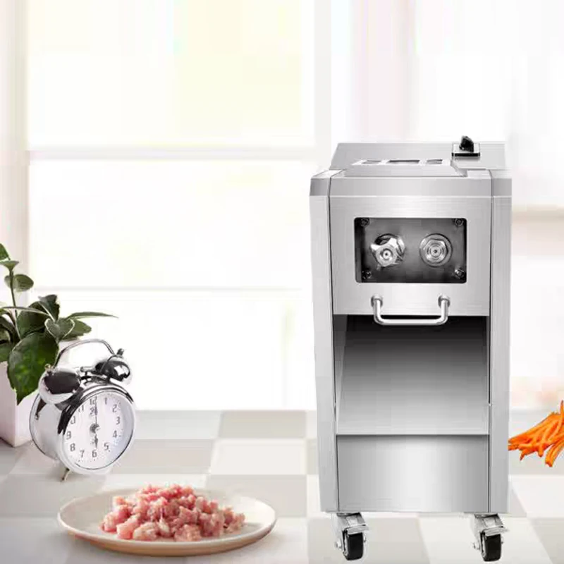 Commercial Fully Automatic Electric Meat Cutter Machine for Chicken Fillet Breast Fresh Meat Slicer for Kitchen Restaurant