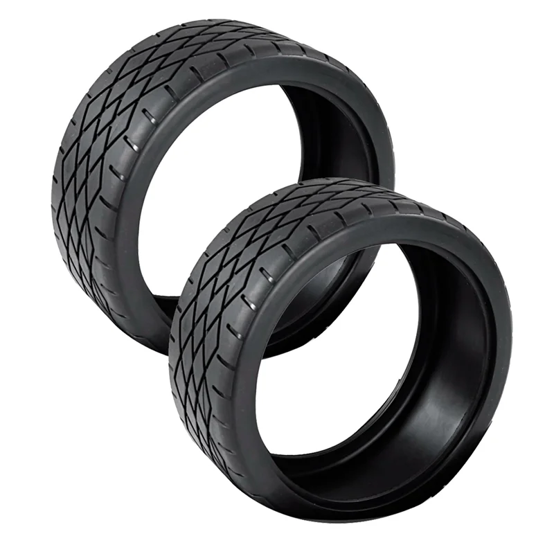 B05C-2PCS Rubber Wheel Tyre Parts Tires Skin Set For 1/5 Scale Rovan F5 MCD XS-5 Rc Car Replacement Parts