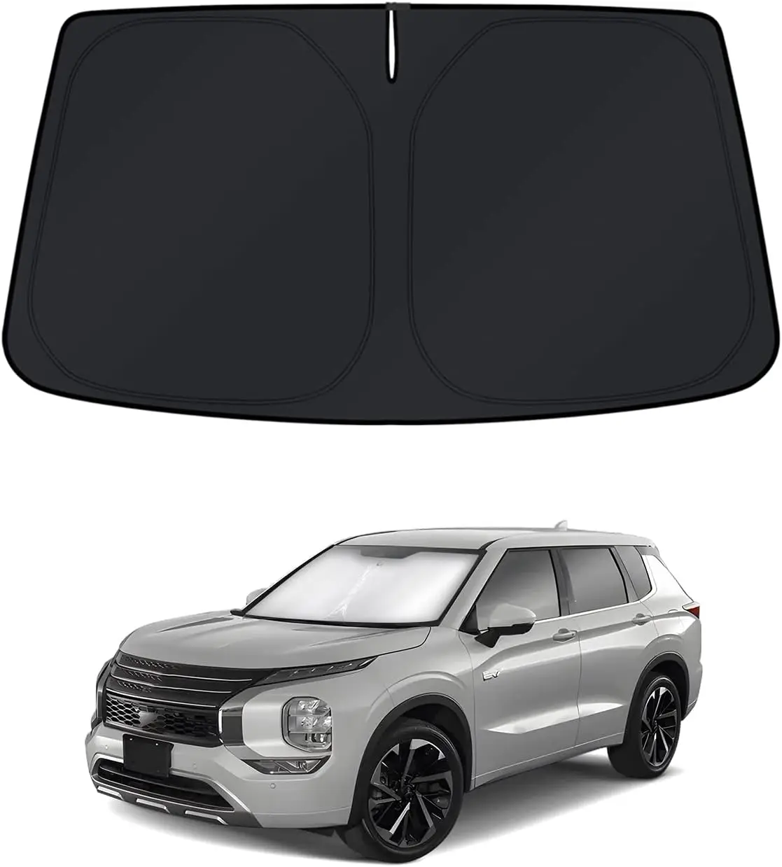 

Солнцезащитный козырек на лобовое стекло для Mitsubishi Outlander 2022-2024 2025 2026, солнцезащитный козырек, складные блоки, УФ-лучи, сохраняют ваш