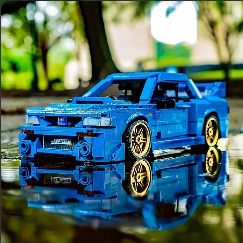 Nowa techniczna wersja 22B STi wyścigowy samochód sportowy pojazd Speed Champion Racer klocki konstrukcyjne zabawki dla dzieci prezenty urodzinowe