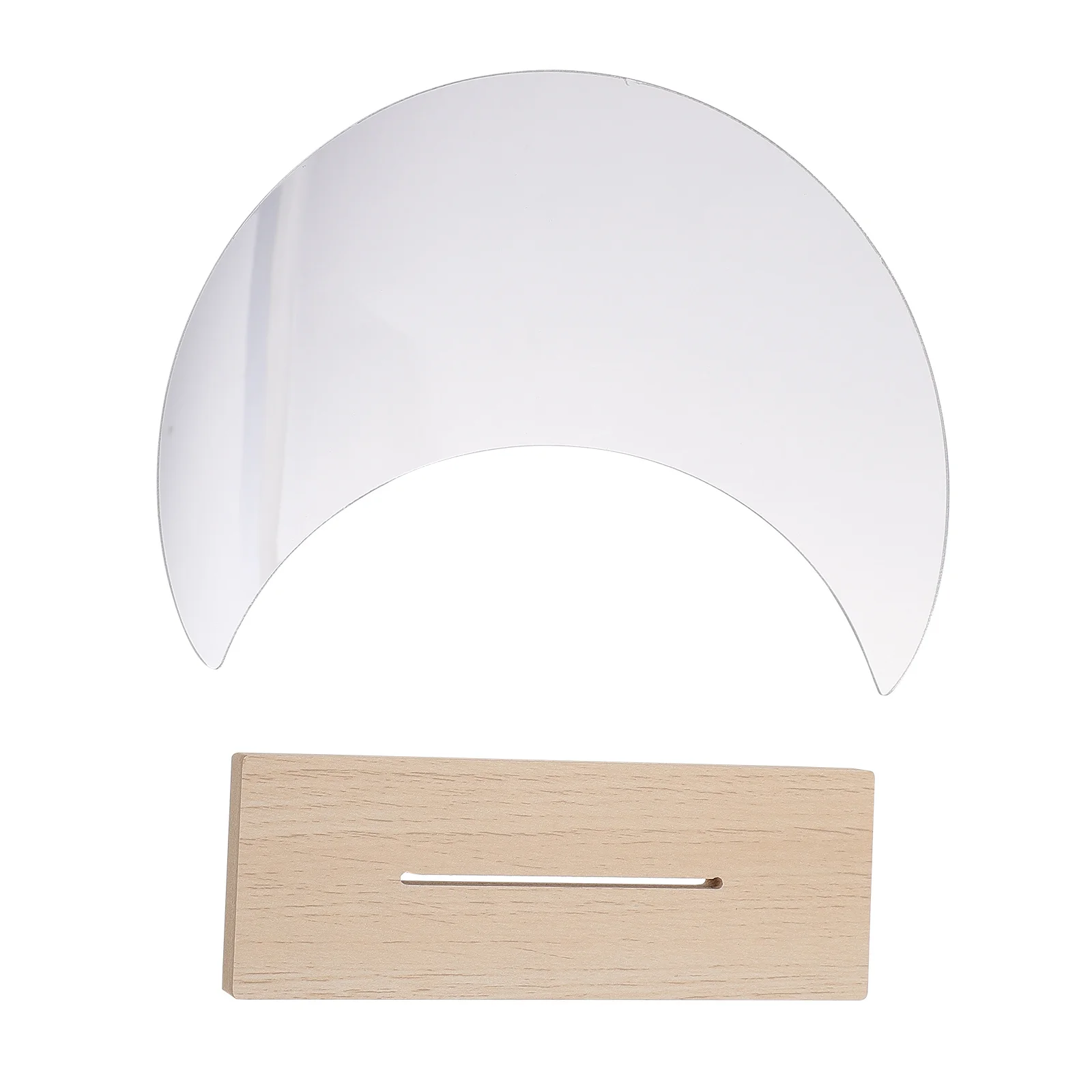 1Pcs Woman Makeup Mirror Decor Creative Shaped Lightweight Portable Desktop Mirror for Home Bedroom Vanity Decor