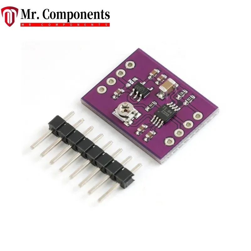 1 peça ina333 micro sinal humano multifuncional três op amp módulo de placa amplificadora de instrumentação de precisão em estoque