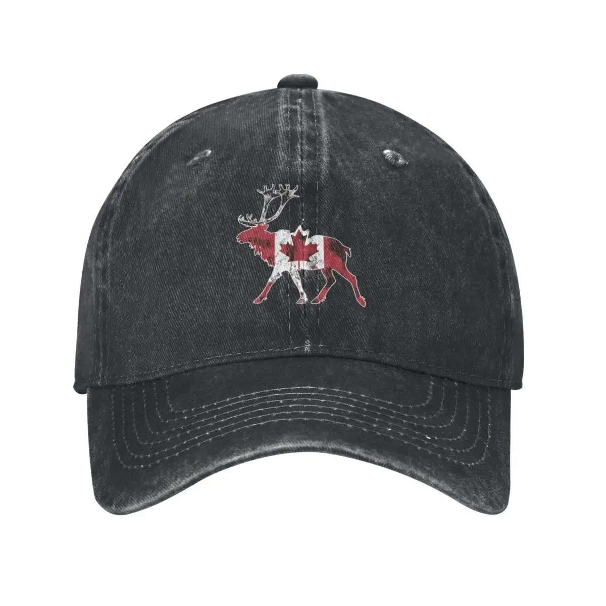 Maple Leaf Caribou Canadian Flag Canada Baseball Cap fashionable Cosplay Hats For Women Men's