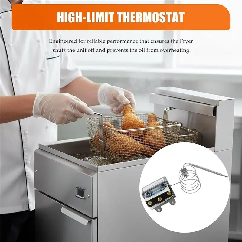 Fryer High Limit Thermostat Deep Fryer Thermostat Fryer Safety Switch