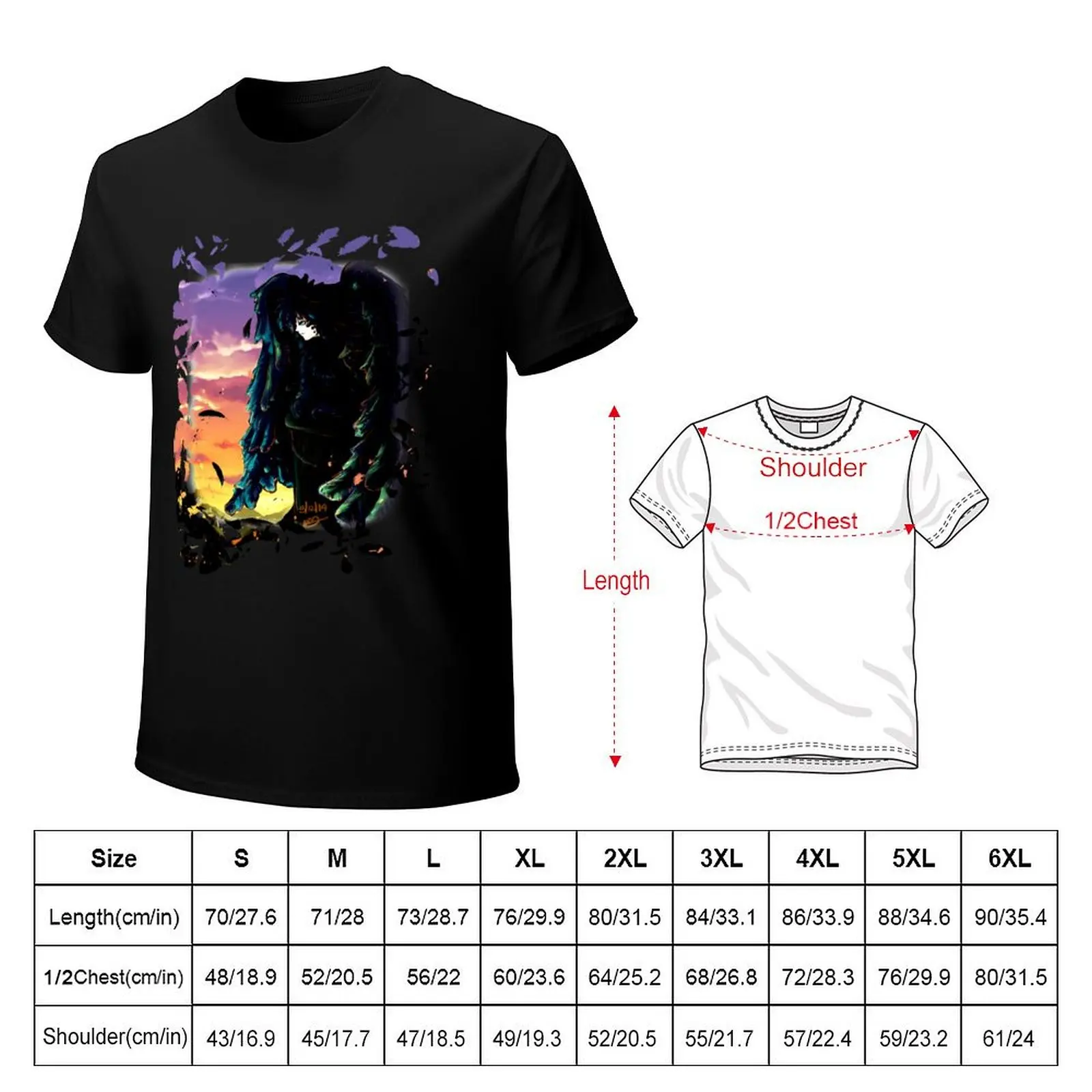 Howls beast form T-Shirt Standard Fit Solid Tee Shirt