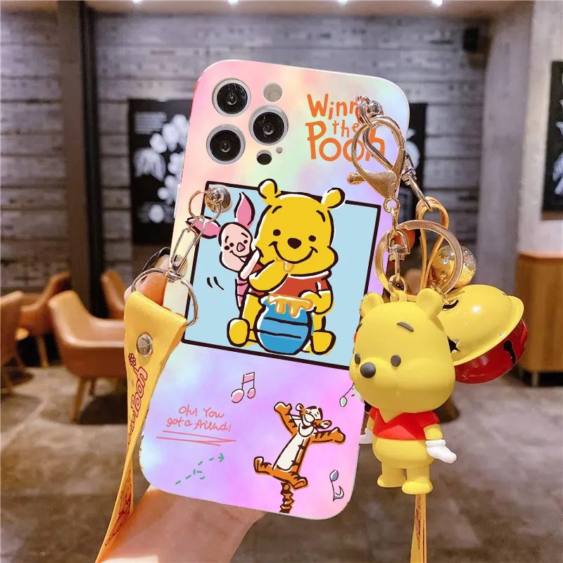 Winnie Bear Cartoon Tpu Case For Vivo Y22 Y20 Y35 Y02 Y20i Y11 Y02S Y95 Y12 Y16 Y17 Y15S Y31 Y33 Y51 V21 V21E Y01 S1 Y36 Cover