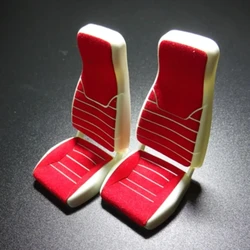 Simulation Suede Seat Decorative Stickers for 1/14 Tamiya RC Truck For scania R620