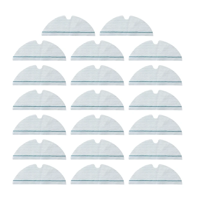 

20Pcs Robot Vacuum Cleaner Dry Wet Mop Cleaner Cloth Rag for T4 T7 T8 Q5PRO Dropship