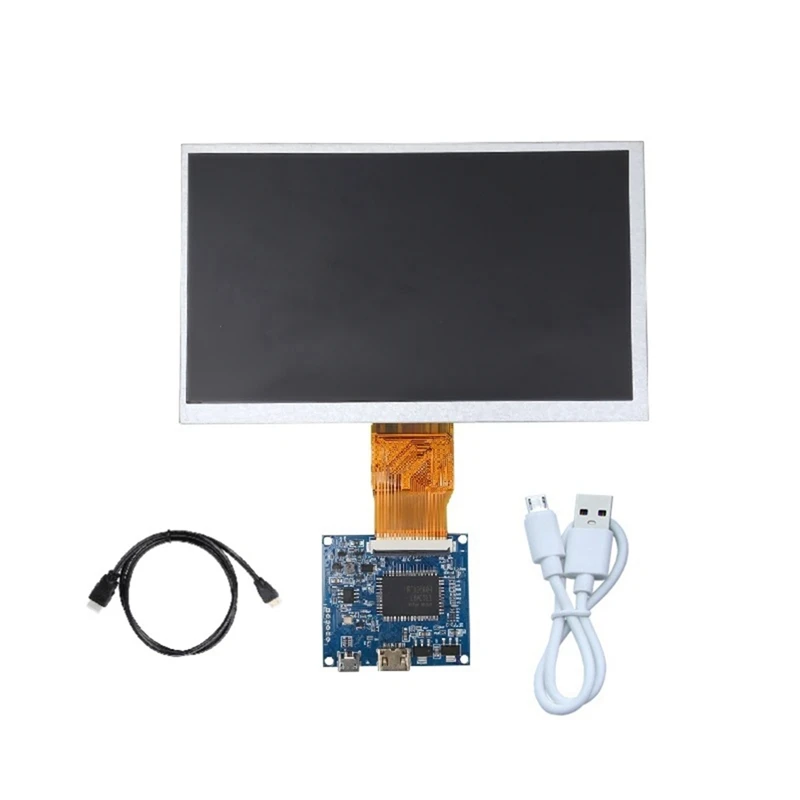 

7 Inch 1024X600 IPS LCD Screen Temperature CPU GPU SSD Monitoring Secondary Display Monitor For AIDA64 Raspberry Pi Durable