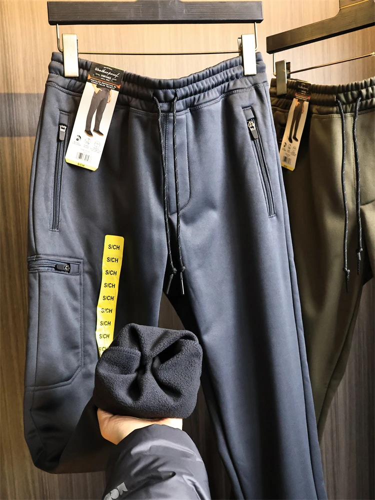 

Outdoor Casual Pants Men's Fce Lined Cosite ell Waterproof Winter Straight Leg Pants Comfortable Breathable Polyester...