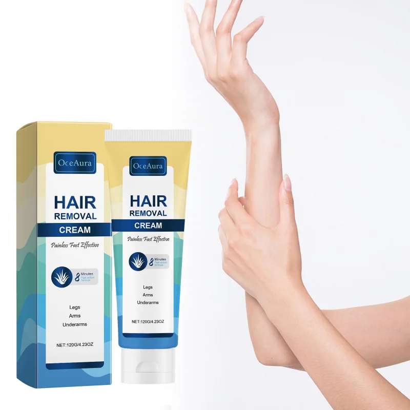 

Nourishing Gentle Hair Removal Cream - Soothing Moisturizing Daily Care, Cleanses Smoothes Skin, Repairs Hydrates Time-Saving