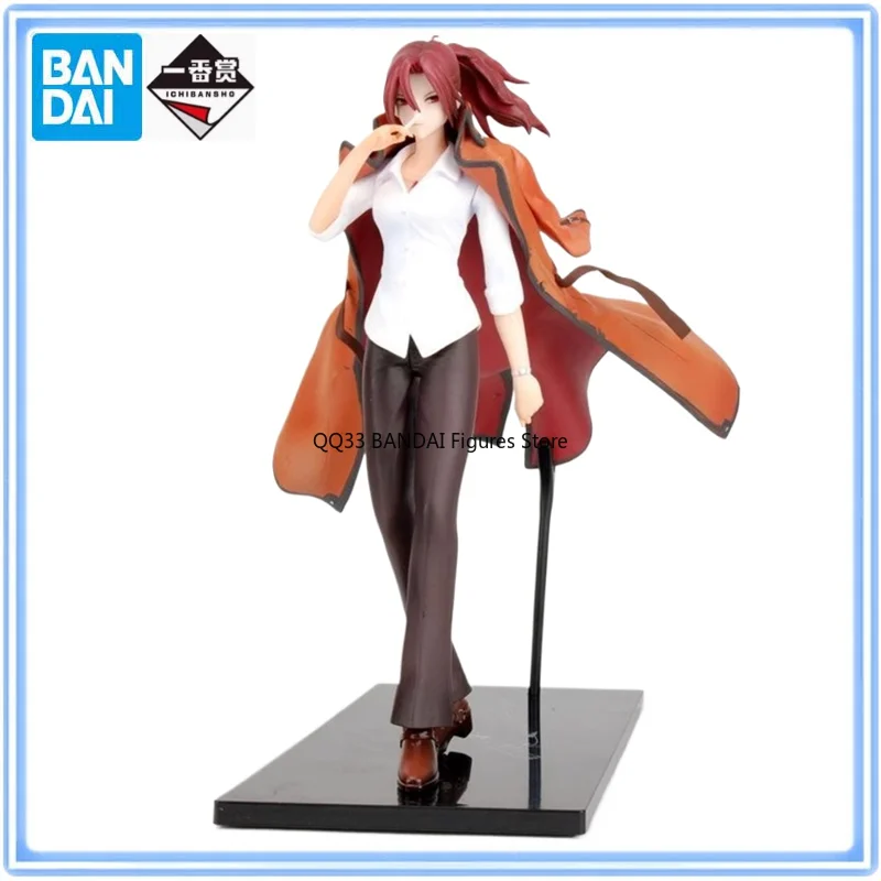 

BANDAI Original Ichiban Kuji The Garden of Sinners Aozaki Touko Action Figure Desktop Ornaments Model Hobbies Collectible