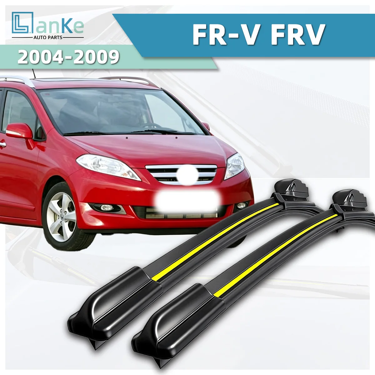 

Lanke Wiper Fit For Honda FR-V FRV (2004-2009) Natural Rubber Strip Boneless Silent Car Windshields Front Wiper Car Accessories