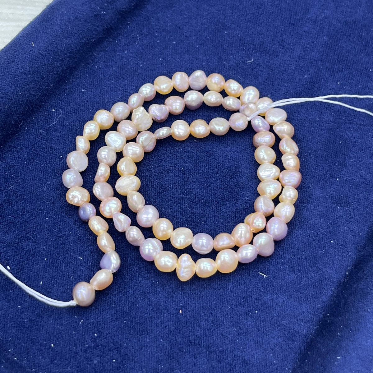 4-5mm Colorful Baroque Natural Freshwater Pearls Irregular Shapes Loose Beads for Jewelry Making DIY Necklace Bracelet Accessory