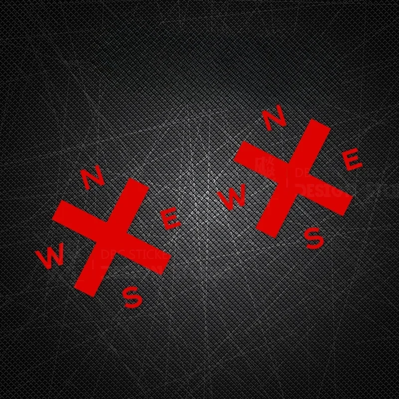 2 قطعة ملصقات دراجة نارية الاتجاه مقاوم للماء لتقوم بها بنفسك لوحات جانبية للدراجة النارية خزان الوقود هدية سكوتر شارات الفينيل ديكور رائع #4