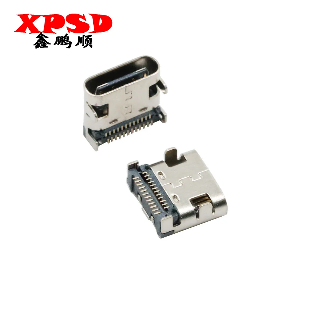 5PCS TYPE-C 3.1USB Female Socket 24pin Double Row SMD Fast Charging Female High Transfer Data Charging Socket