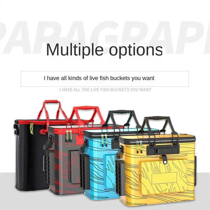 

Fishing Box Multi-functional Thickened Fish Protection Barrel Thick Eva Integrated Fishing Barrel Fishing Tackle Bag Fish Barrel