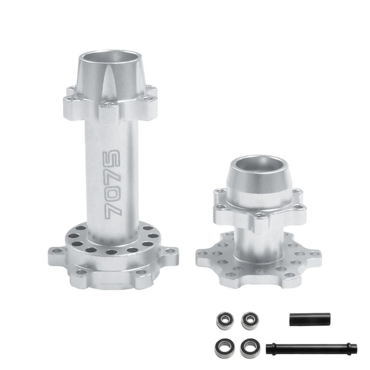 

AAM-For 1/4 Promoto-MX Electric Motorcycle Aluminum Alloy 7075 Front and Rear Axles 262012 Silver