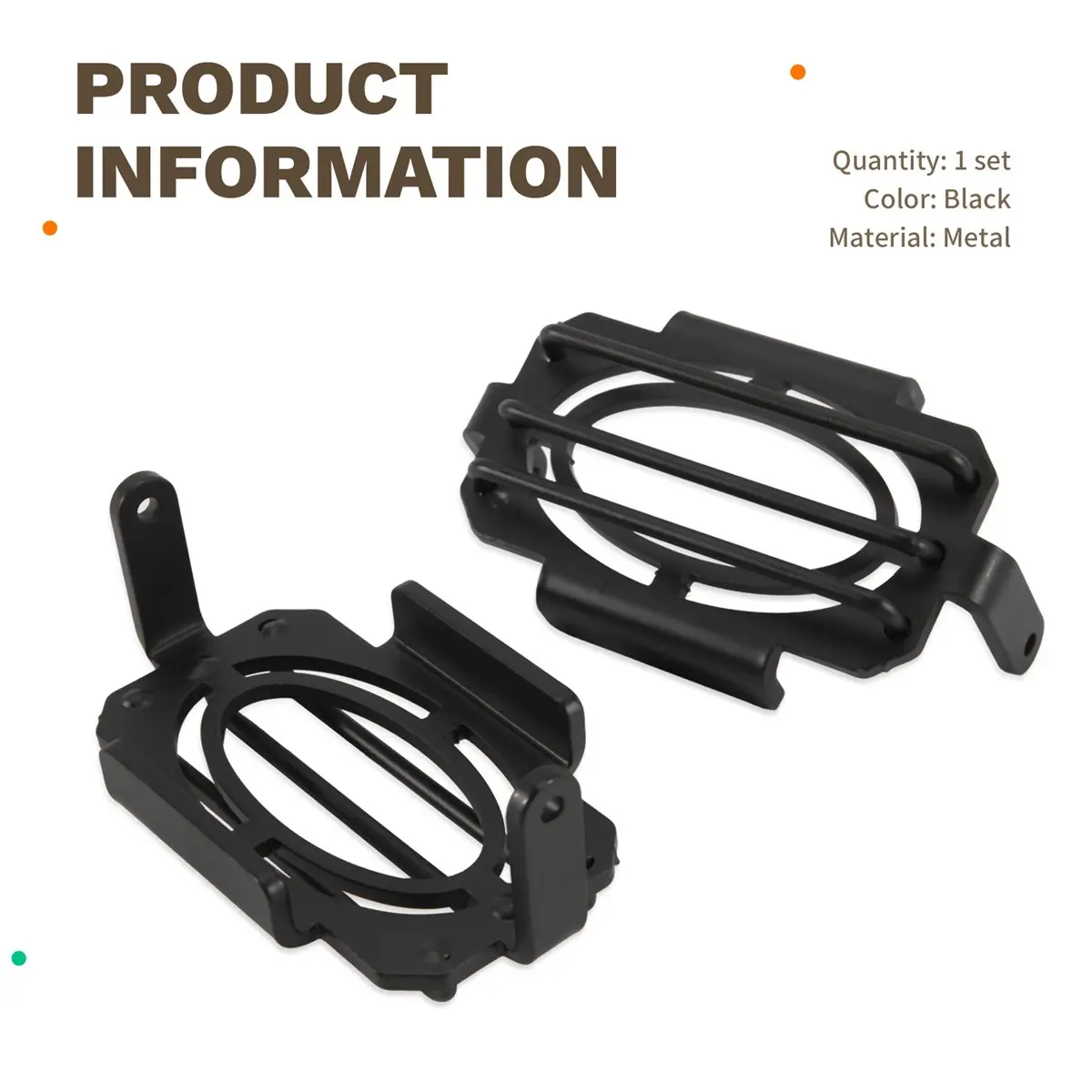 AA19 Motorcycle LED Fog Light Protector Guard Foglight Lamp Cover for 368G 368 G 368-G G368