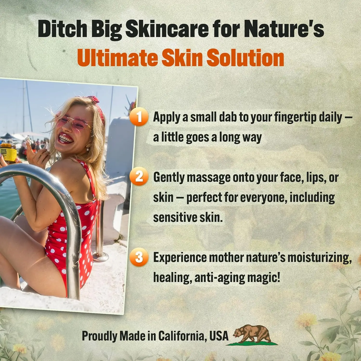 Balsam nawilżający z tłuszczu wołowego i miodu do skóry, twarzy, ust i ciała - bez zapachu