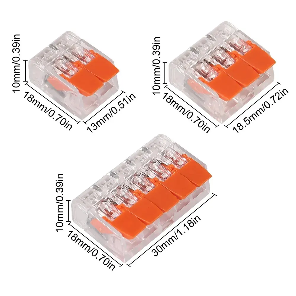 75 stuks draad blok klem aansluitkabel voor 221 elektrische connectoren herbruikbare mini Quick Home draad terminal connector