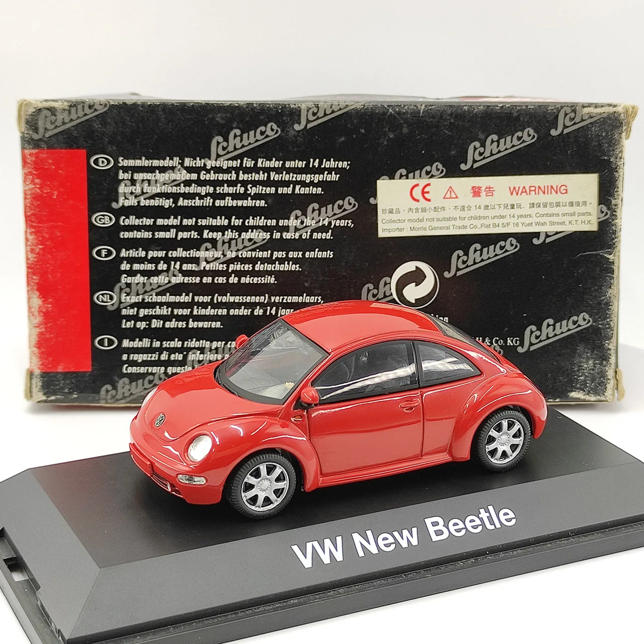 

Diecast SCHUCO 1:43 Scale Beetle VW New Beetle Red Alloy Car Model Collectible Toy Gift Souvenir Display Ornament