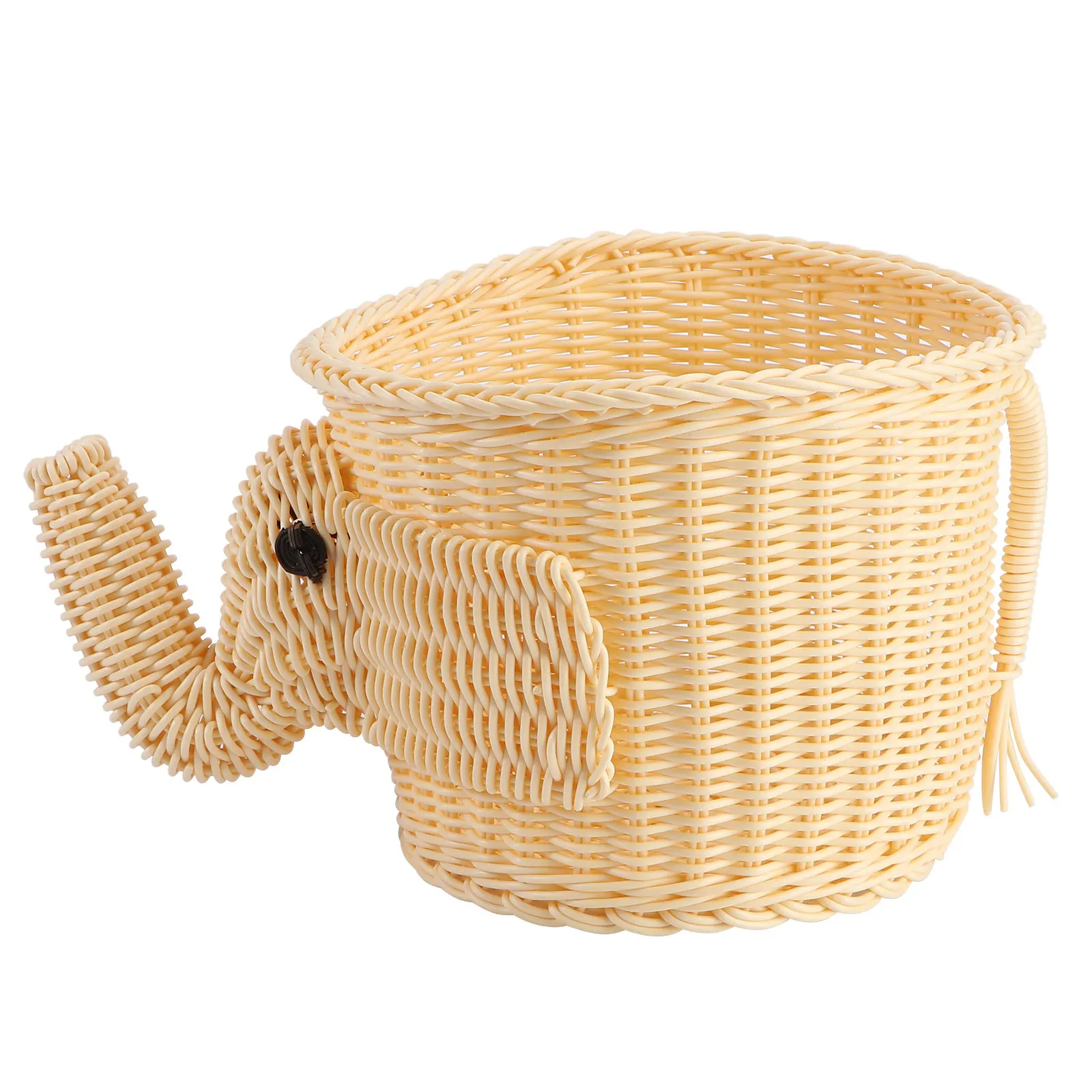 

Woven Fruit Basket Household Container Vegetable Holder Home Decor Simple Fruit Carrier Picnic Food Storage Case Cartoon
