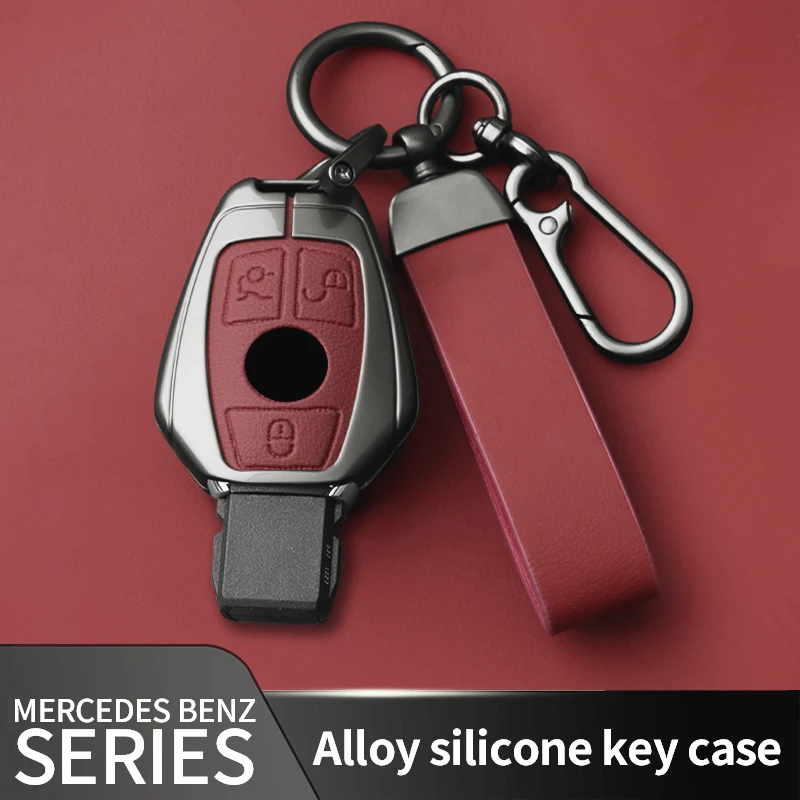 2 Button Key Case for Mercedes-Benz A B C E S GLA GLK CLS BGA AMG W203 W204 W205 W210 W211 W212