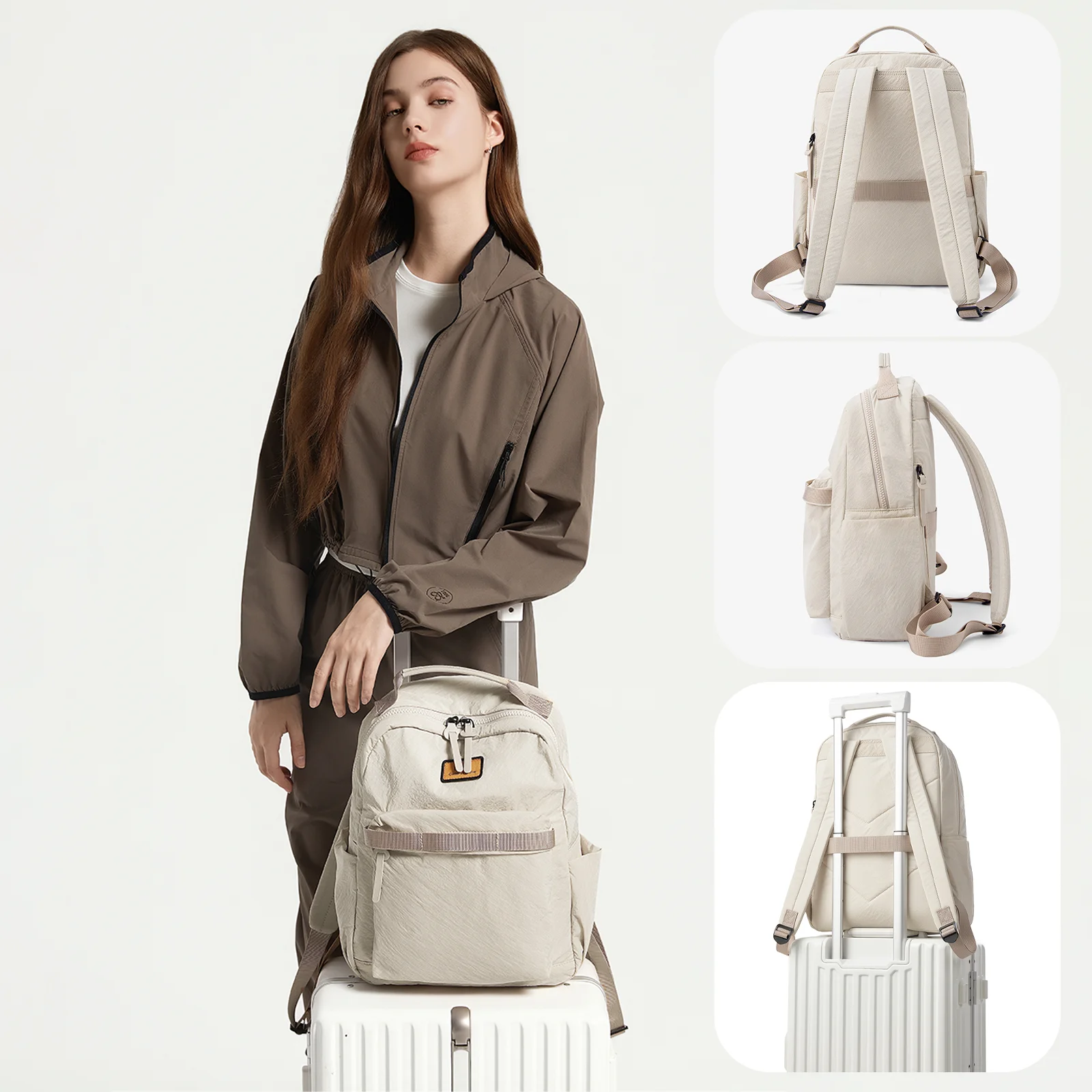 light brown louis vuitton backpack LOUIS VUITTON Discovery Backpack PM Monogram Macassar Canvas