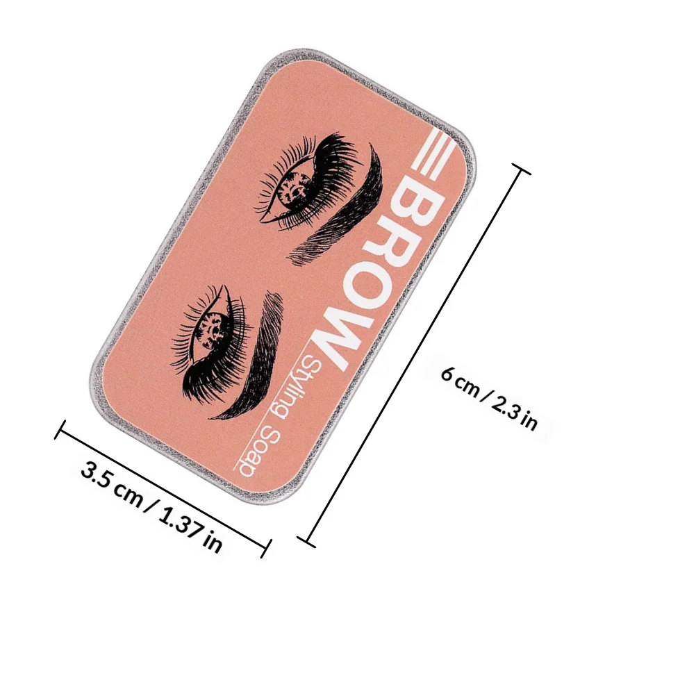 3 個の眉毛スタイリングワックス透明眉ポマードボリュームのある定義された眉を一日中保持するためのメイクアップ用品ツールセット