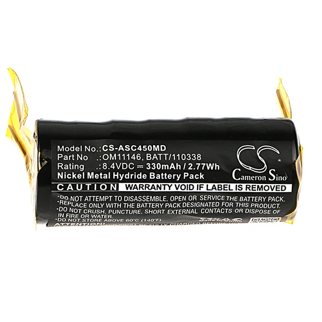 Cameron Sino 330mAh Battery For Air Shields-Vickers Drager  AS30021 BATT/110338 OM11146 C450 Incubator Drager C450 C450QT