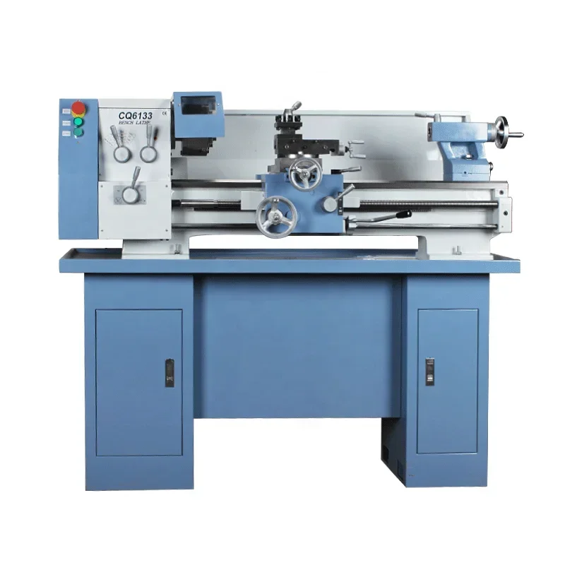 Bench lathe machine CQ6133 cheap mini lathe metal at discount