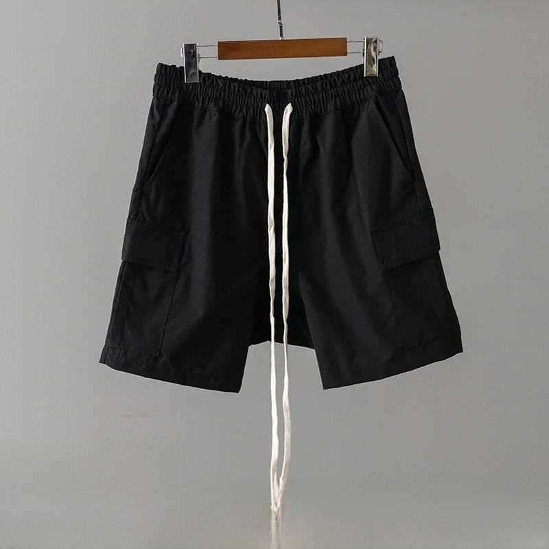 

Trendy Men's Summer Faion ort Pants Classic Cannon Pants High Street Sle Multi-ket Casual Trousers Straight Leg Basi...