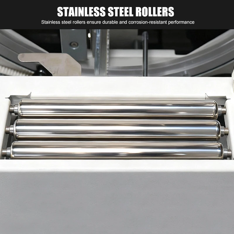 220V Electric Winding Vertical Machine Wrapper Carton Box Automatic Annular Stretch Film Roll and Tape Wrapping Machine