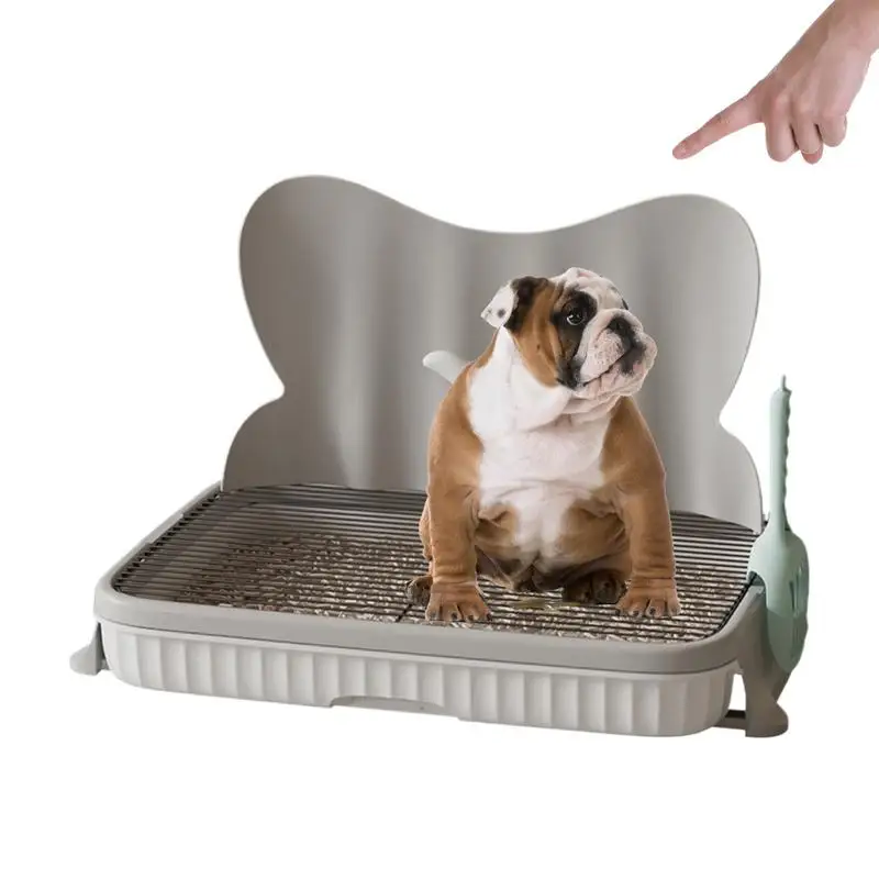 Portable Dog Potty Tray Trainer Litter Box Anti-Splash Pets WC Toilet Puppy Kitten Cleaning Tool For Indoor Pets Daily Supplies