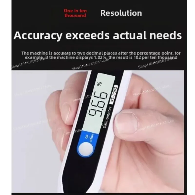 DSM-10 Salinity Meter: High-Precision (0.01-10% Range) for Food Processing & Soup Seasoning