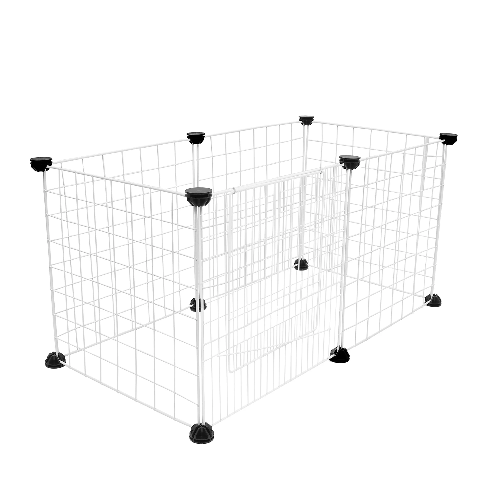 1 Juego de jaula para mascotas, caja de alambre de Metal, parque infantil para gatos, valla para perros, bricolaje, perrera de hierro duradera para gatos, perros, conejos, suministros para el hogar