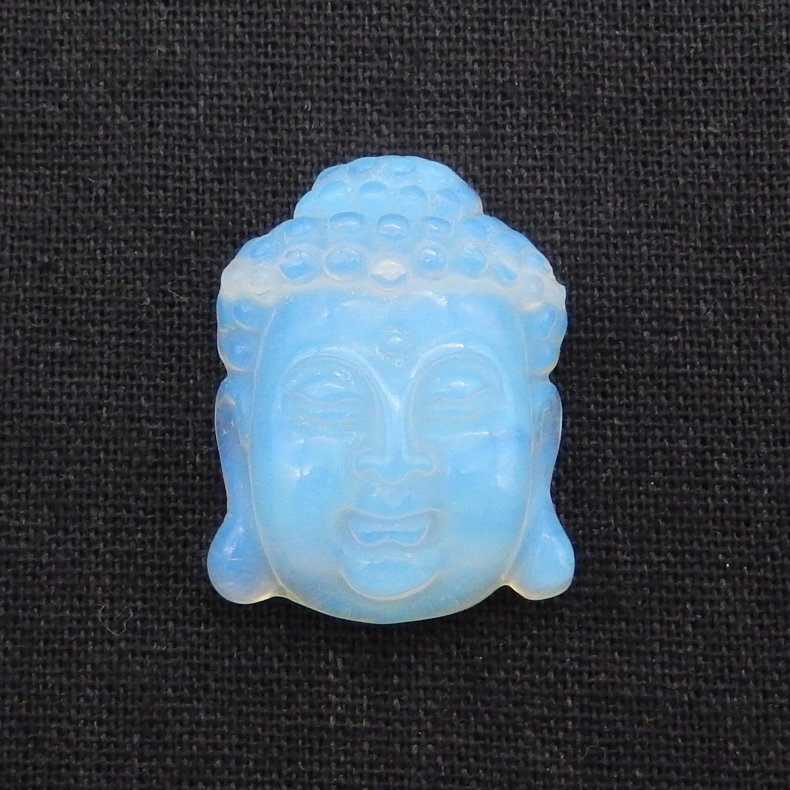 

Opalite Hand Carved Buddha Head Pendant Bead ，Fashion Jewelry Necklace Accessories