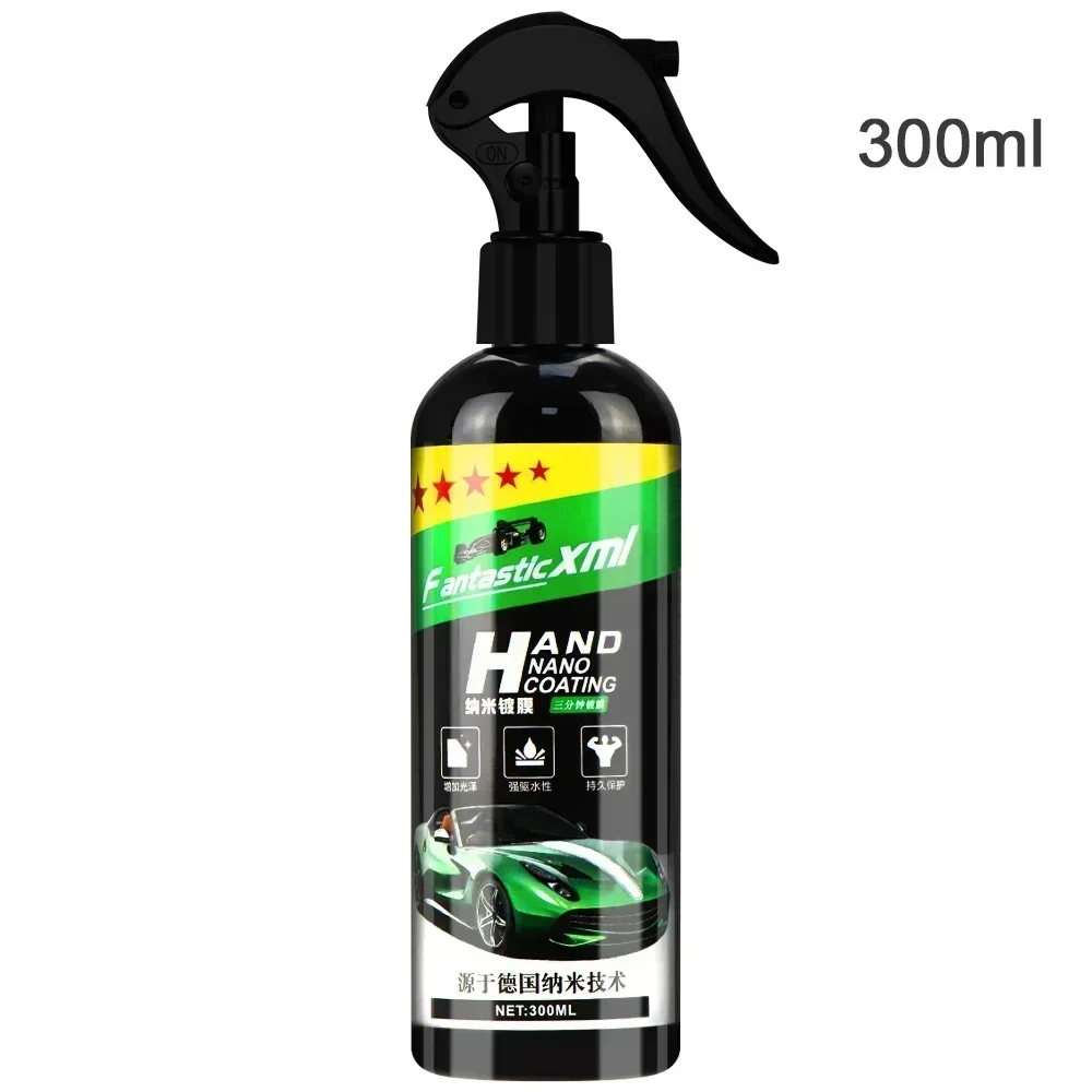 Nano Ceramic 500ml Powłoka samochodowa Produkty do auto-detailingu Płynny spray Polish Wosk Film Zestaw ochraniaczy do pielęgnacji lakieru Akcesoria