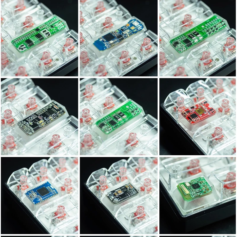 Circuit Board Artisan Keycaps 3D Resin OEM Profile Keyboard Cap Custom   Handmade Keycap for Mechanical Keyboard Accessory Gift