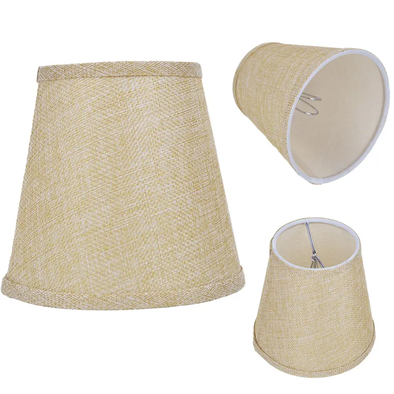 Fabric Table Lamp Shade Cotton Linen Style To Create a Warm Lighting Atmosphere Effect Suitable For The Bedroom High-End Hotel