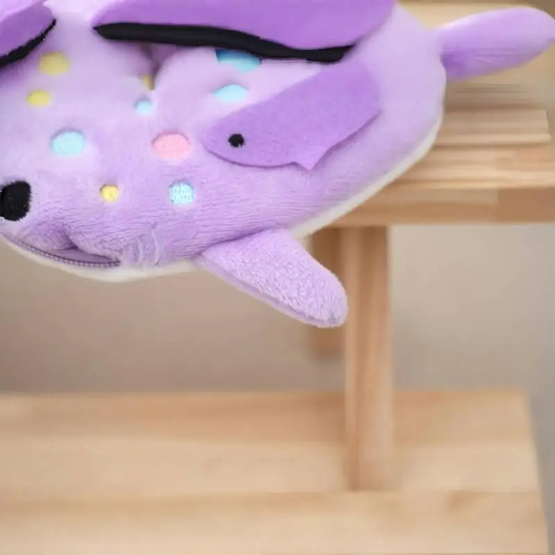海洋動物ぬいぐるみジッパーコイン財布漫画サメ小銭入れ子供小銭バッグデータケーブルキーイヤホンポーチ
