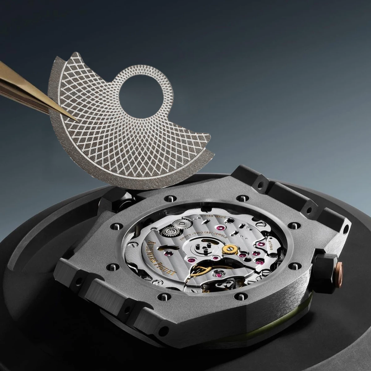 NH35 Rotor Automatic Hammer Patch With Sticker Watch Modification Parts Fit NH34 NH35 NH36 NH70 4R35 4R36 7S Movement Patch Part