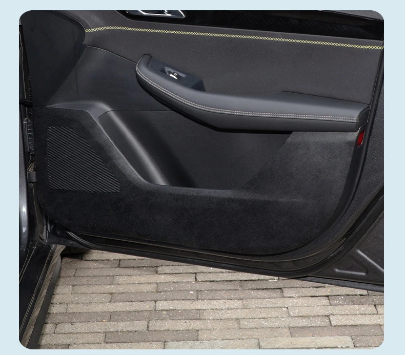 

Suitable For LYNK& CO 03 2023 Suede Anti-kick Mat For Car Door Doorsill Strip Protective Mat